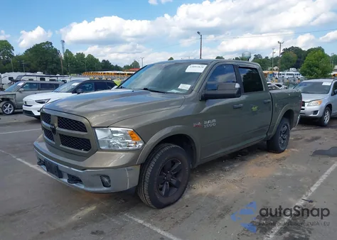 2015 Ram 1500 Outdoorsman z USA, uszkodzony, nr VIN 1C6RR7LT2FS546086